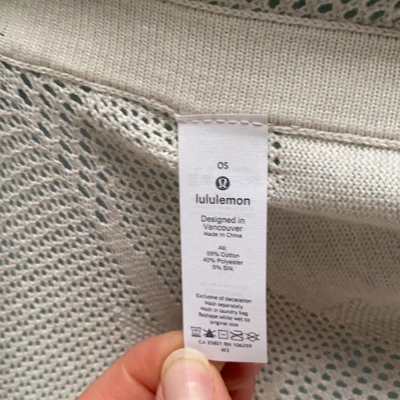 Lululemon Find Your Light Wrap htd light ivory - Picture 8 of 9